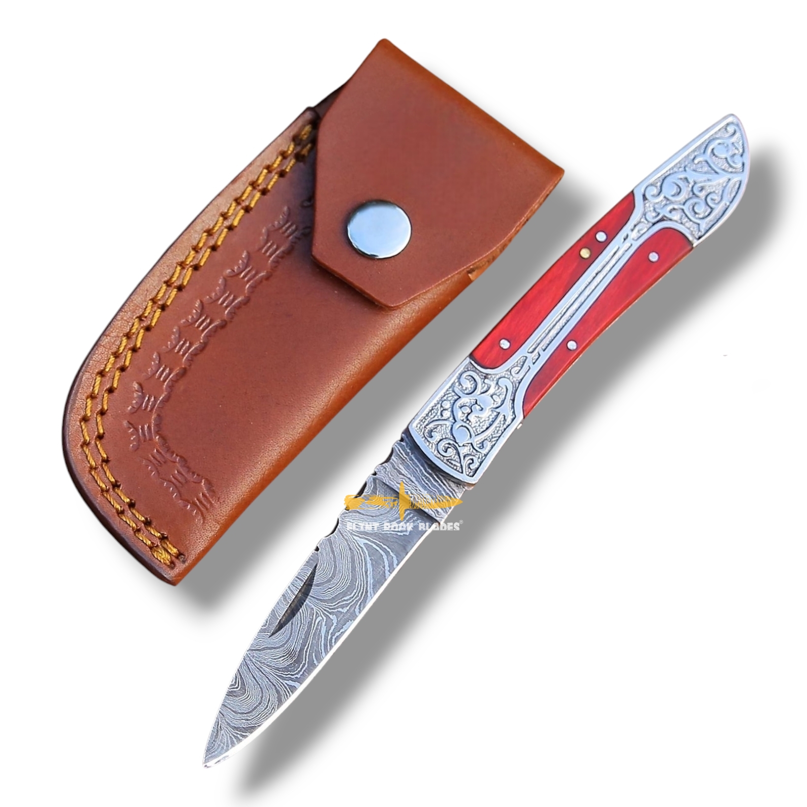Damascus steel Folding Knife 