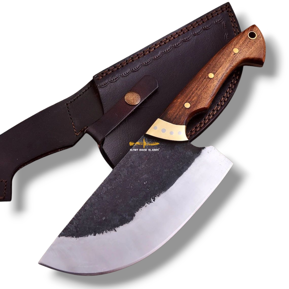 Carbon Steel Serbian Chef Cleaver 