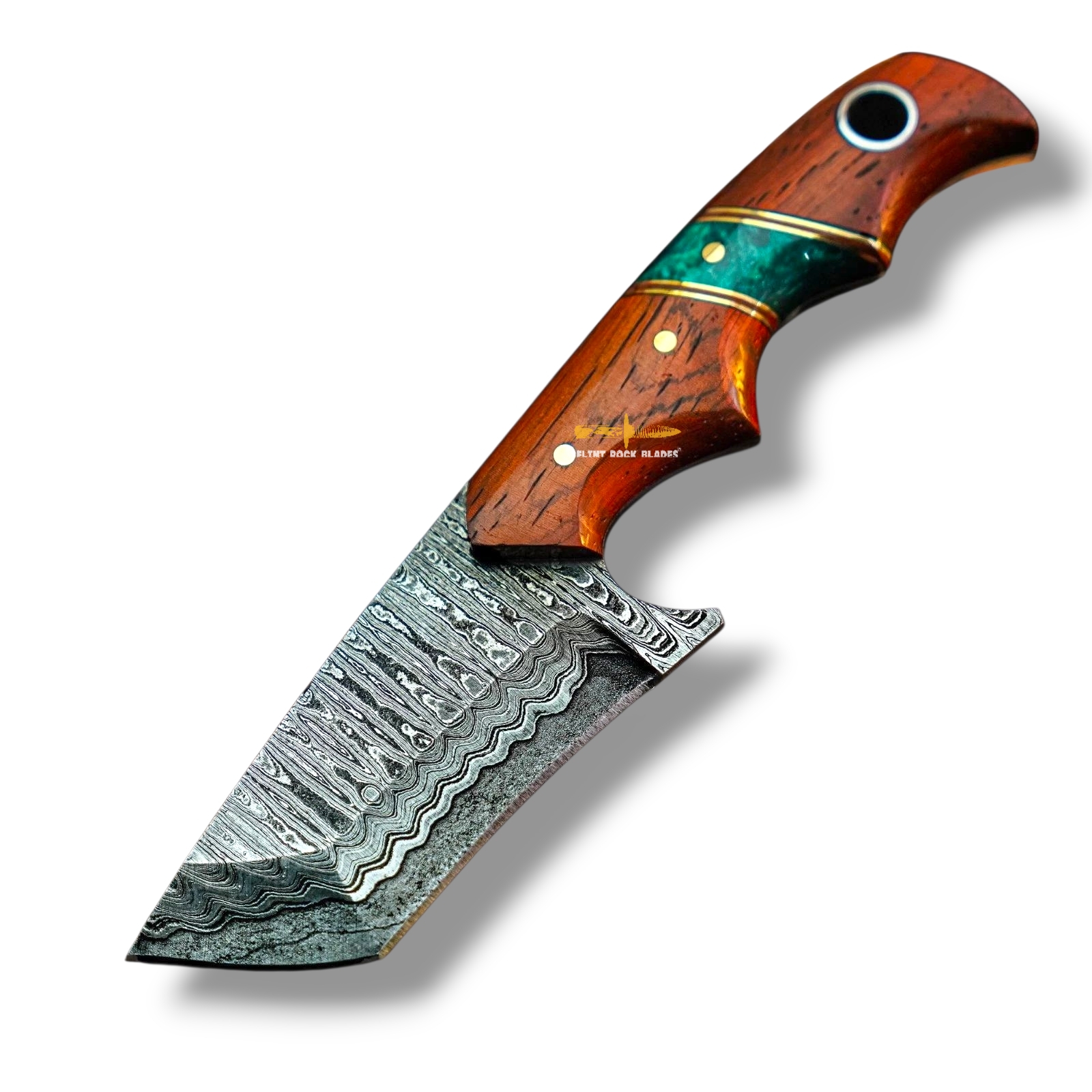 Damascus steel Tanto 