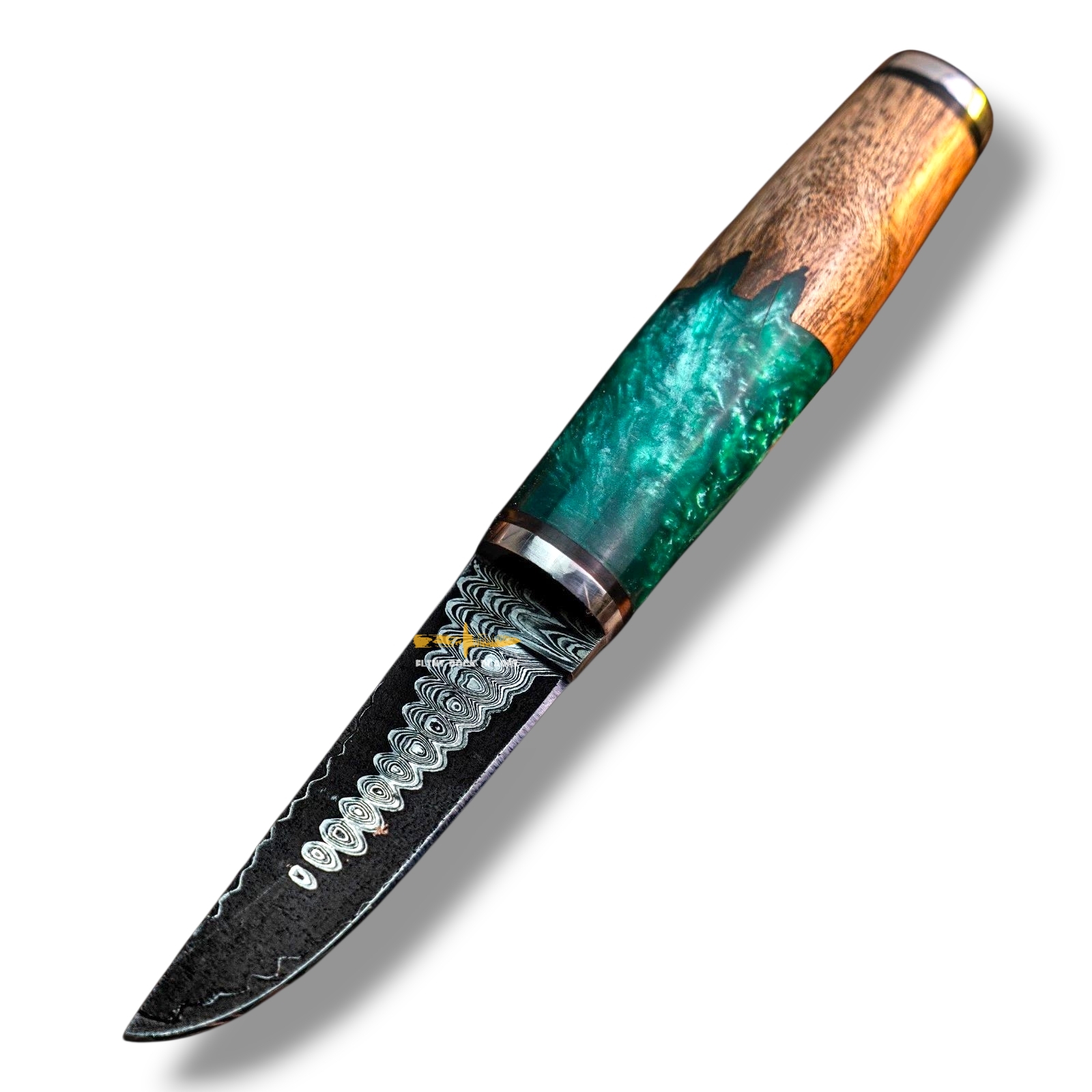 Damascus steel Small Pukko knife 