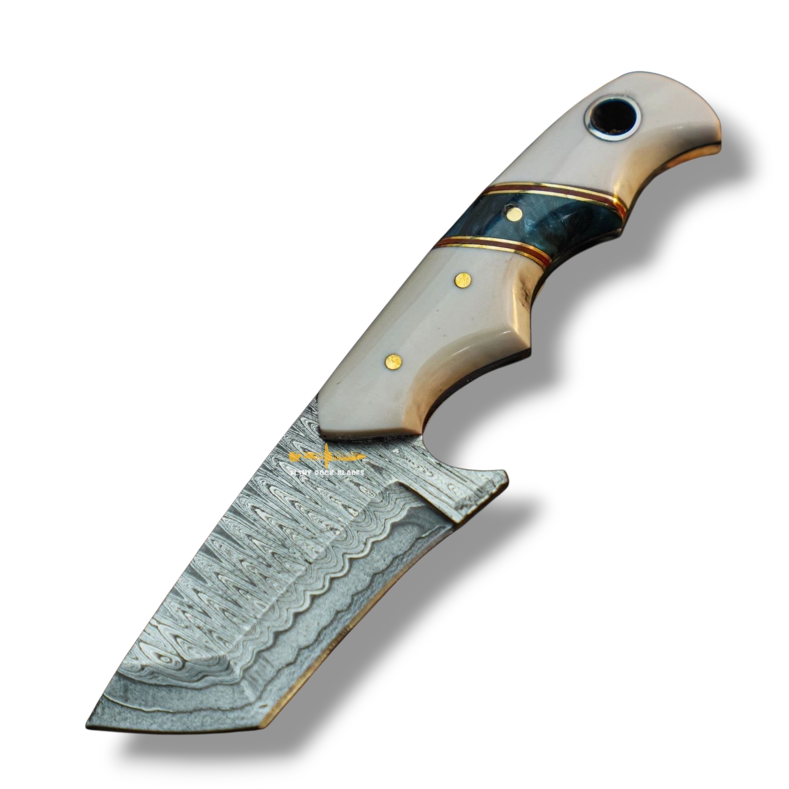 Damascus steel Tanto knife 