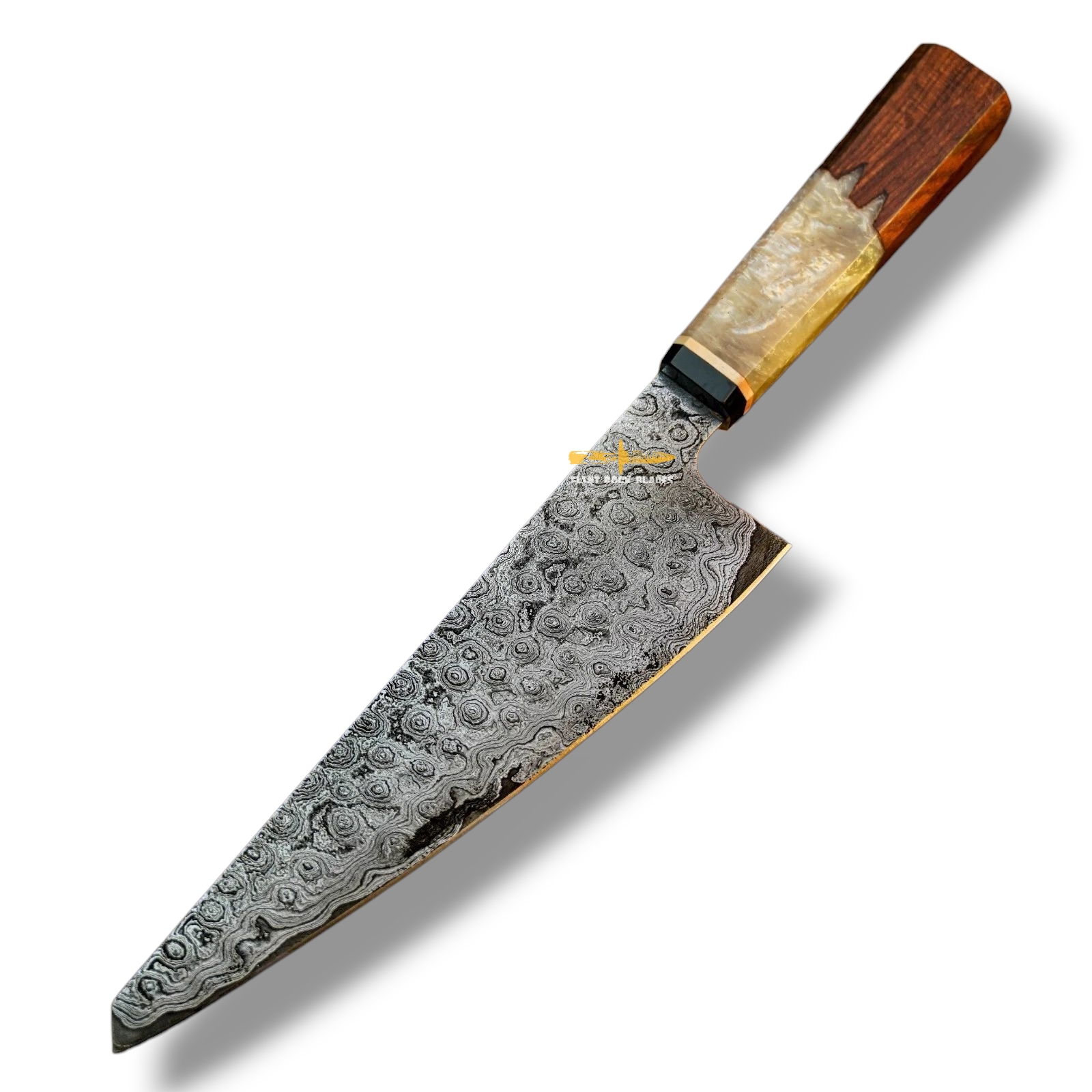 Damascus steel Santoku Chef Knife 