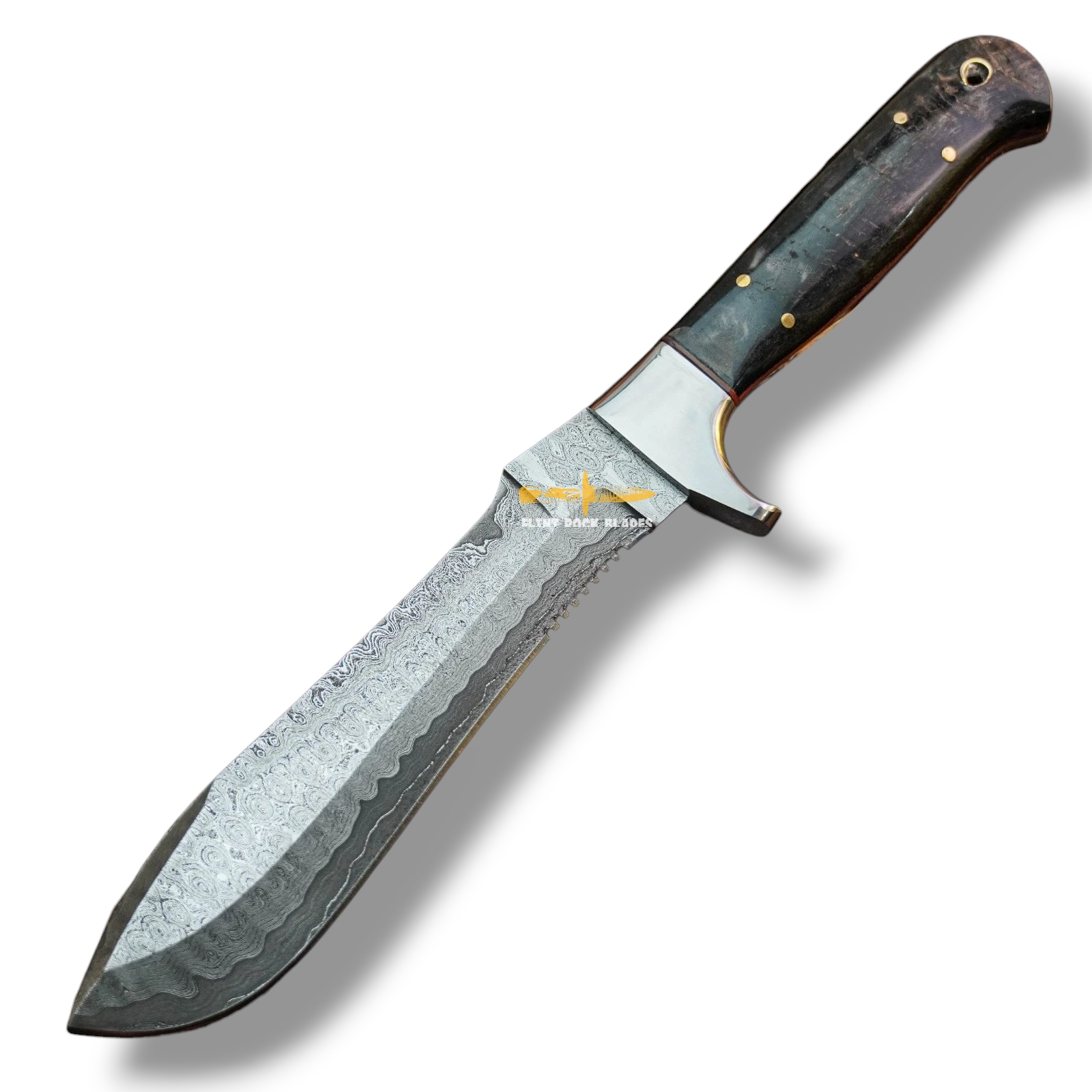 Damascus steel Bowie 