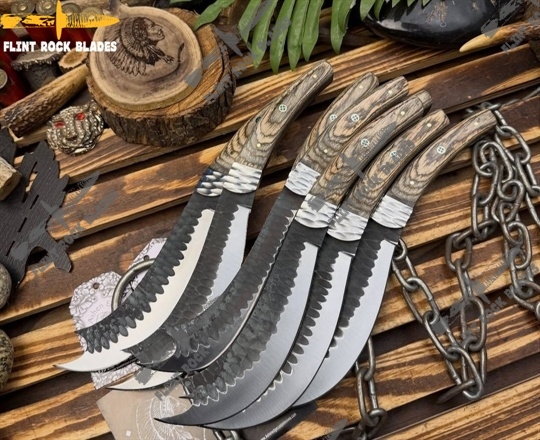 Carbon Steel Fixed Blades Knives 
