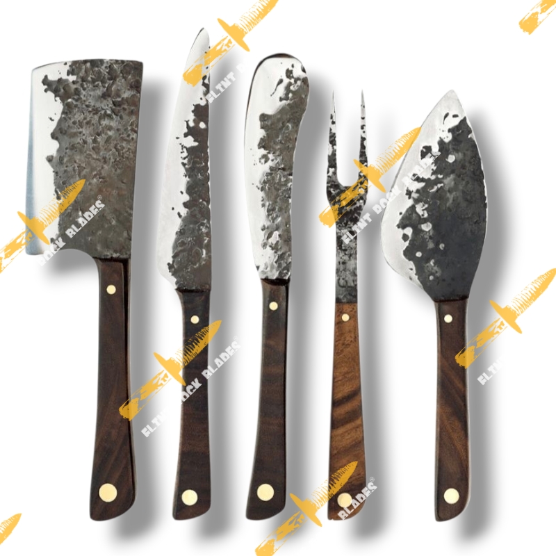 Hand Forged Cheese knife set