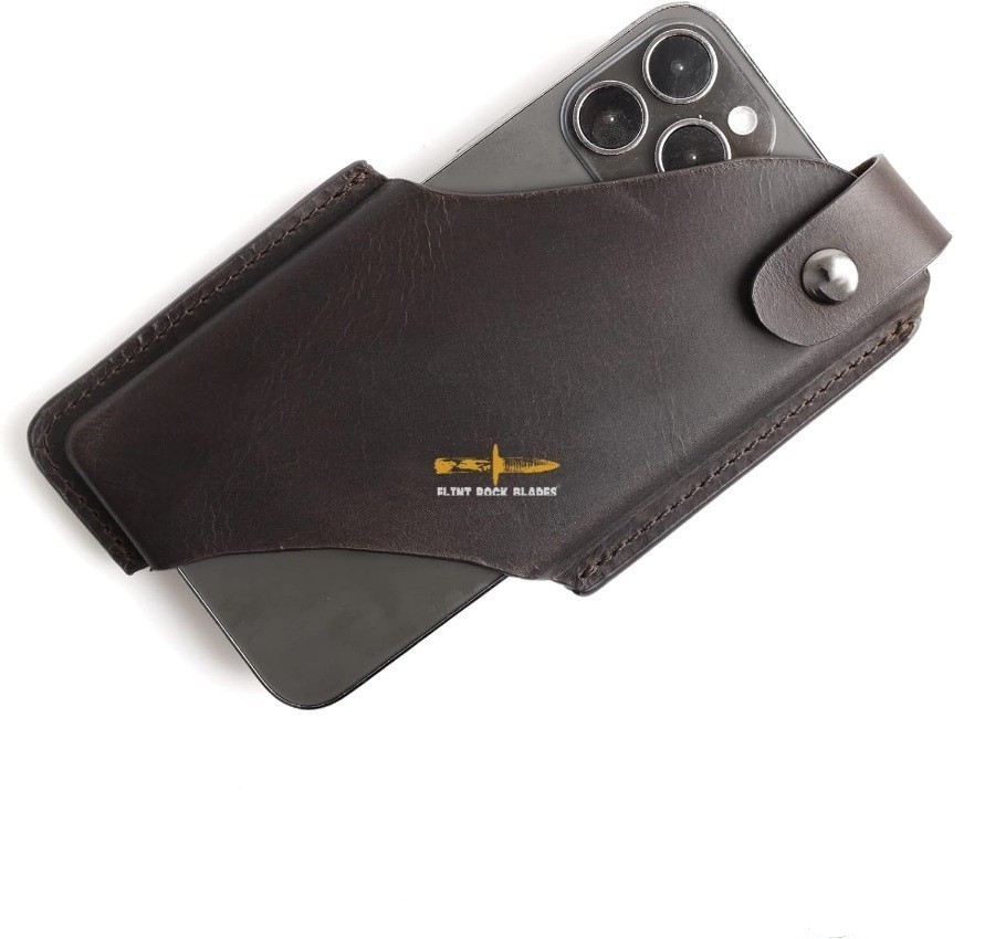 Cellular Leather Pouch