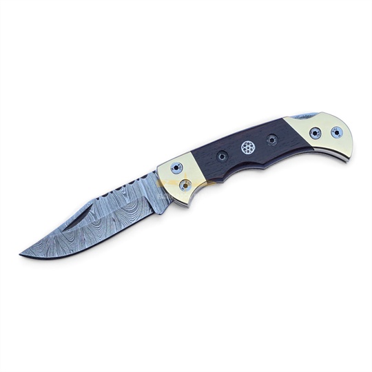 Damascus Steel Folding Knife