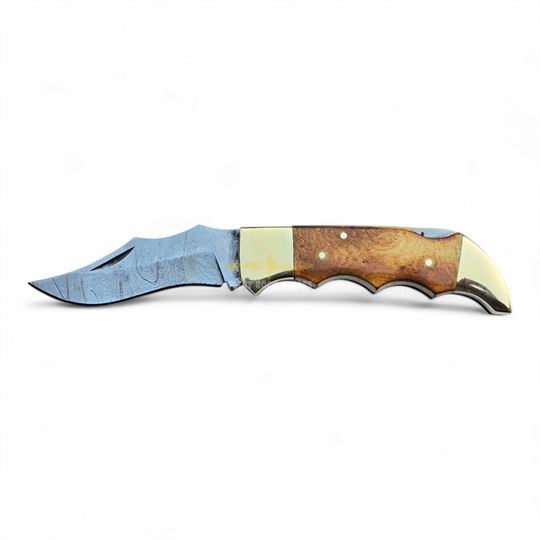 Damascus Steel Folding Knife